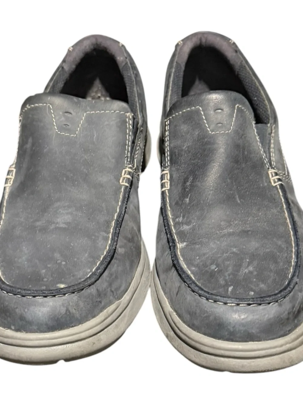 Clarks Men's Cotrell Blue Easy Loafer Slip-on Shoes Sz 9.5 M Casual Lifestyle